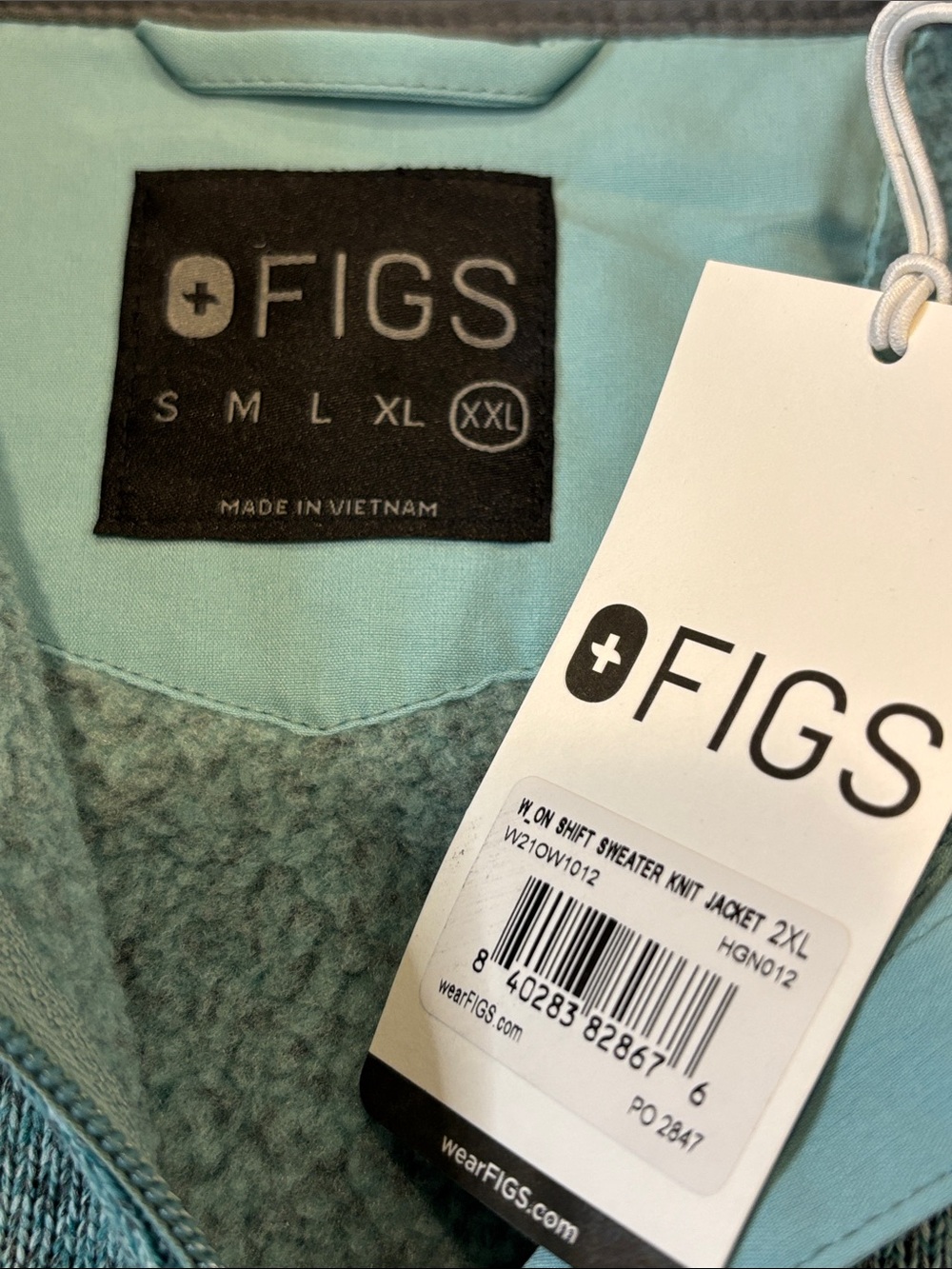FIGS NWT On-Shift Sweater Knit Jacket - Picture 6 of 15
